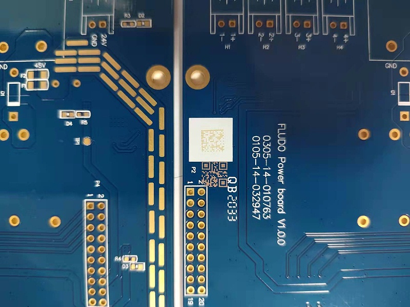 PCB板二维码激光打标案例