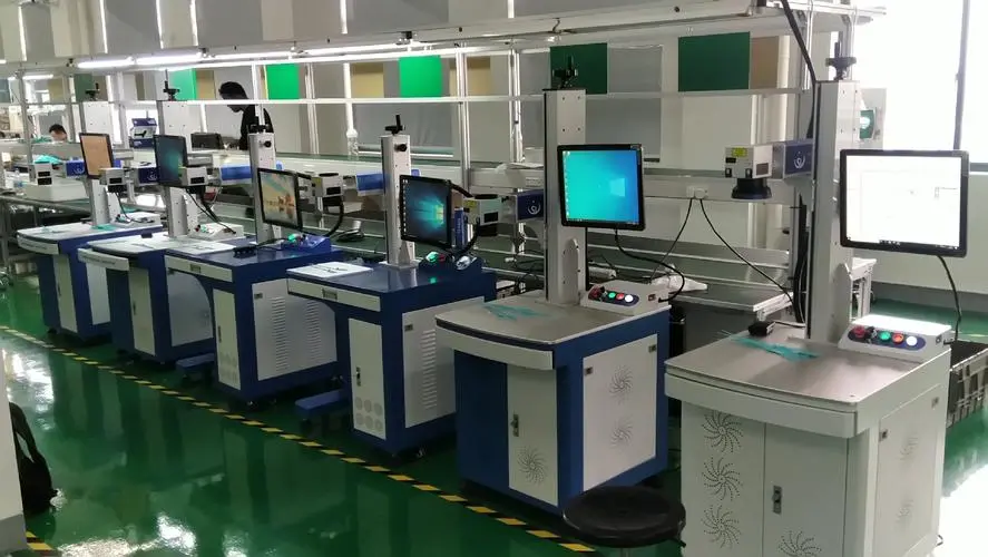 激光打标机车间